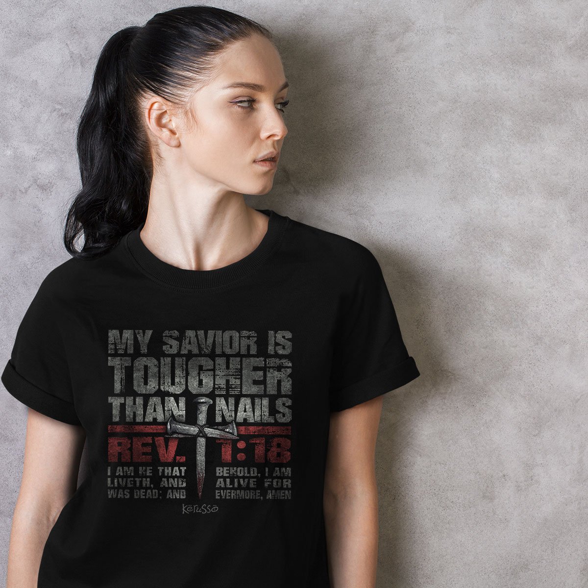 Tougher Than Nails – Kerusso® T-Shirt