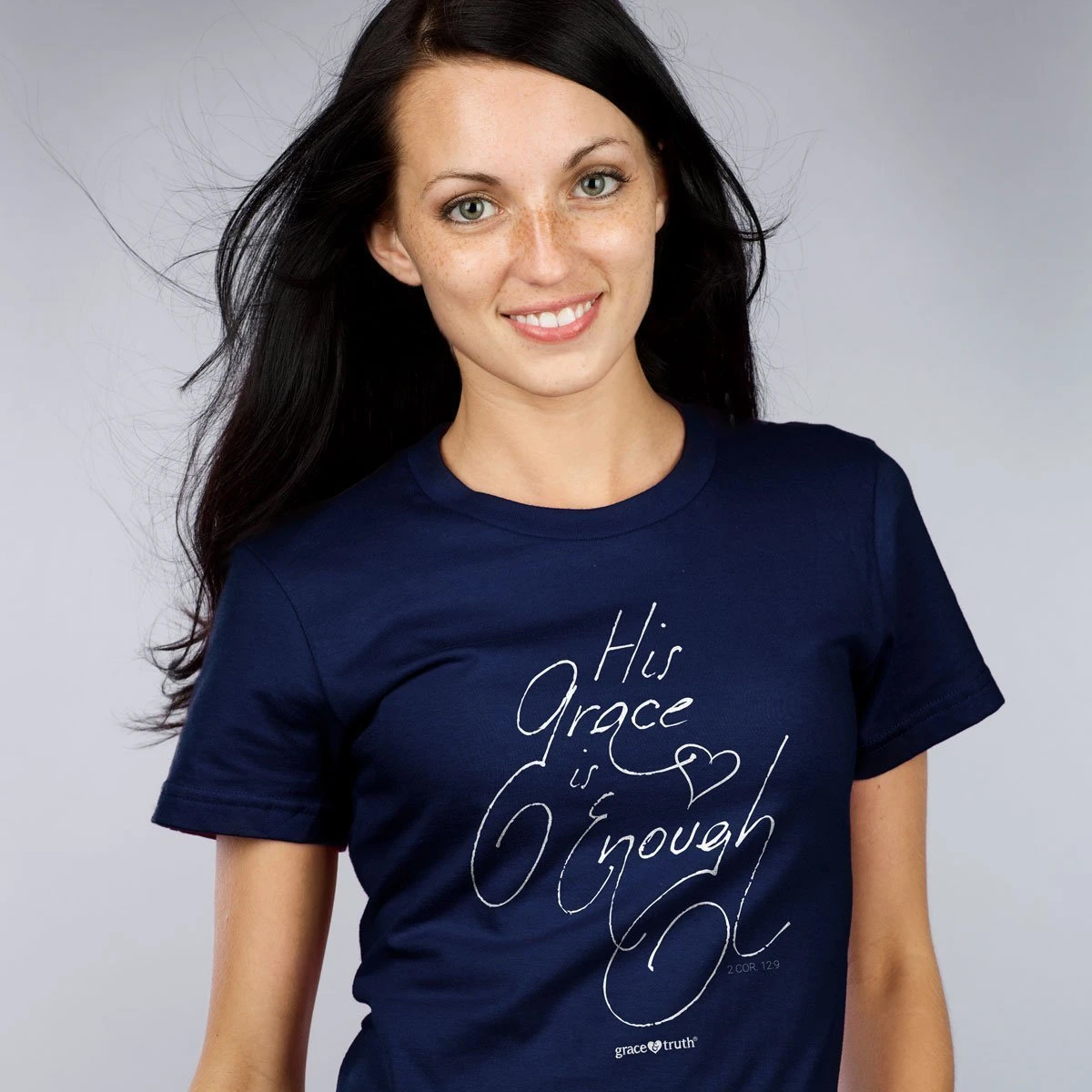 God's Grace is Enough – grace & truth ® Girlie-Shirt
