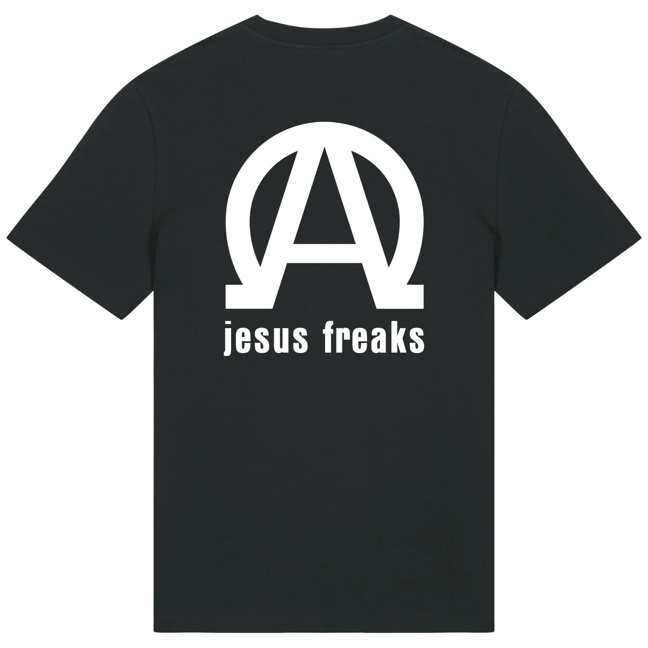T-Shirt Jesus Freaks Alpha Omega Newschool (Schwarz)