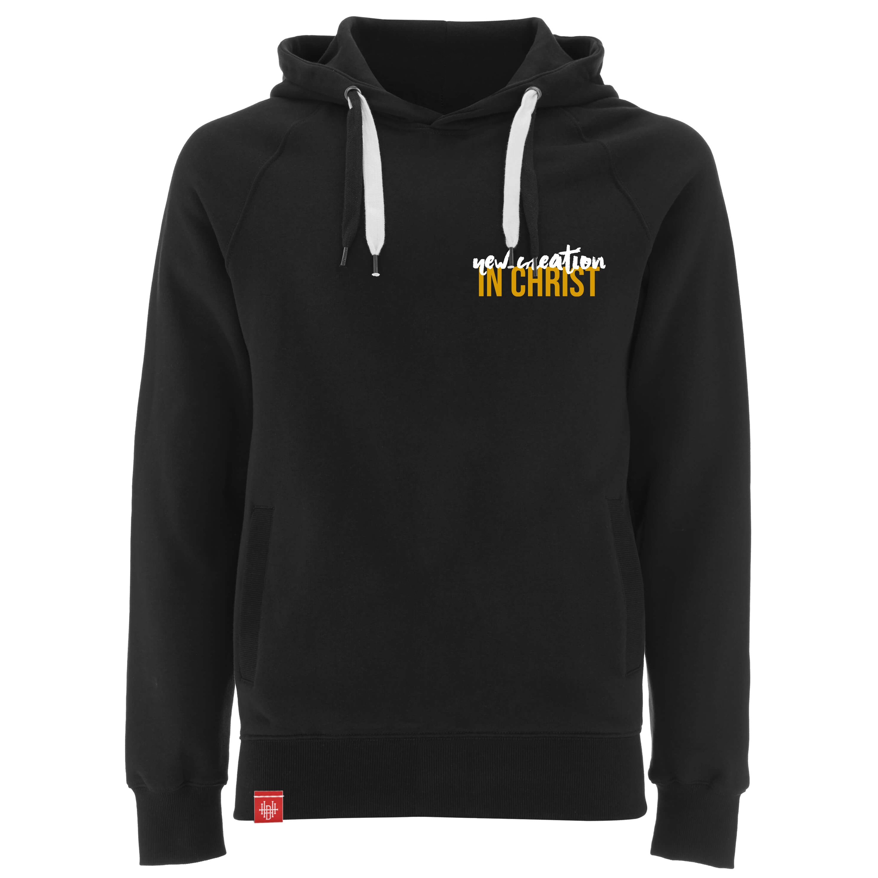Hoodie – New creation in christ – schwarz